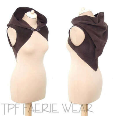 Plain Fleece 'Korrigan' Shrug- Concise pixie