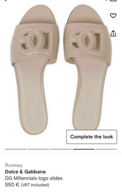 Dolce Gabbana slides