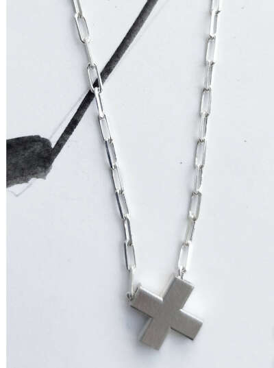 СЕРЕБРЯНАЯ ПОДВЕСКА "КРЕСТ" Go.Live.jewelry за 3000 рублей в интернет магазине Click-Boutique