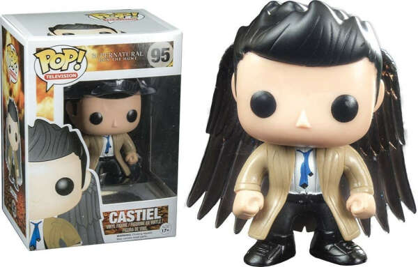 Funko Pop! Television #95 Supernatural Castiel with Wings Exclusive Figure