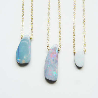 Opal Gold Necklace