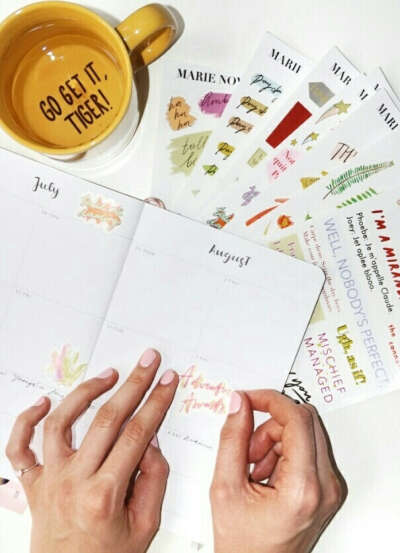 Busy human stickers