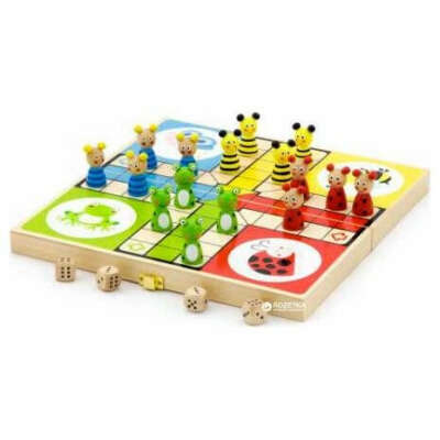 Игра настольная Viga Toys "Лудо" (50064) (6934510500641)