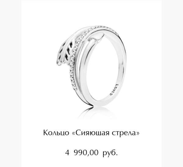 Кольцо Pandora