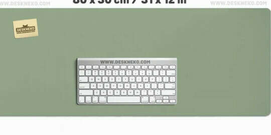 desk pad olive solid color ( ~70 +-10 cm)