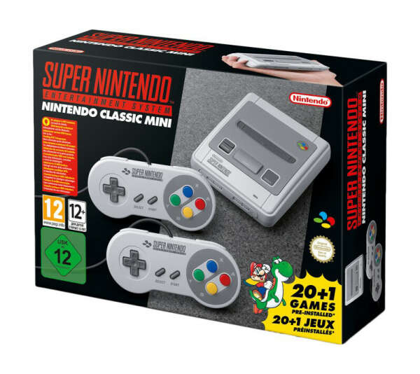Игровая консоль Nintendo Classic Mini: Super Nintendo Entertainment System