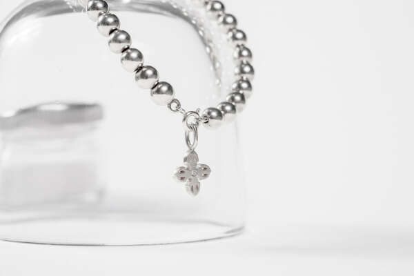 Dari Jewelry — «Beads» bracelet with vajra and fianit