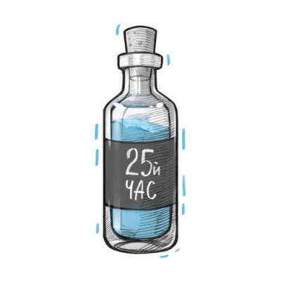 Значок 25 час