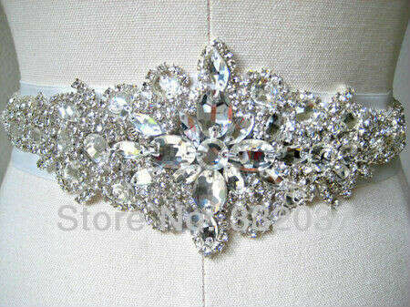 The actual image Shinning crystal beaded wedding dress waistband wedding dress belt wedding dress sash patterns BM-in Wedding Dresses from Apparel & Accessories on Aliexpress.com