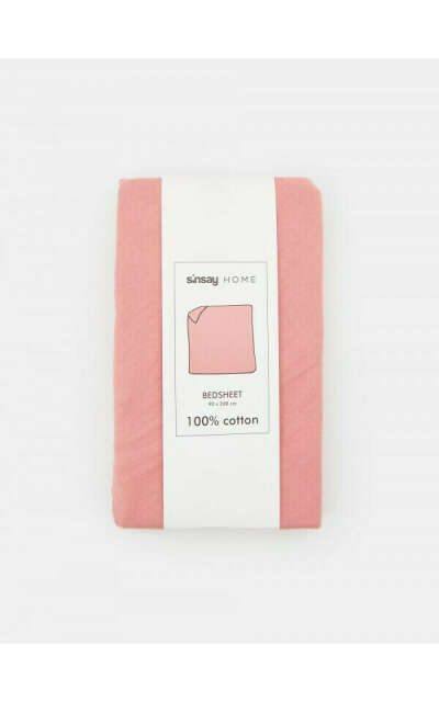 Хлопковая простыня 90 см × 200 см, SINSAY, 1069G-39X
