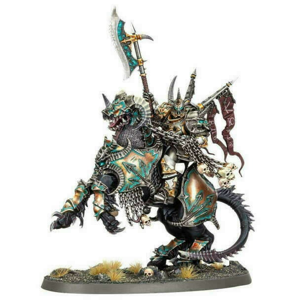 Chaos lord on daemonic mount
