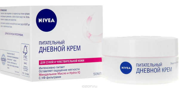 Крем для лица NIVEA Питательный дневной для сухой и чувствительной кожи