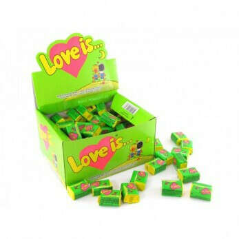 Блок легендарной жвачки Love is