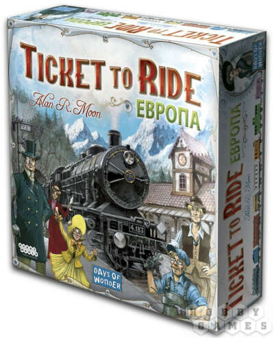 Настольная игра Ticket to Ride: Europe (Билет на поезд Европа)