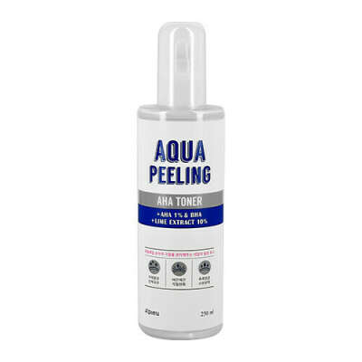 Тонер для лица `A`PIEU` AQUA PEELING с AHA и BHA-кислотами и экстрактом лайма 250 мл