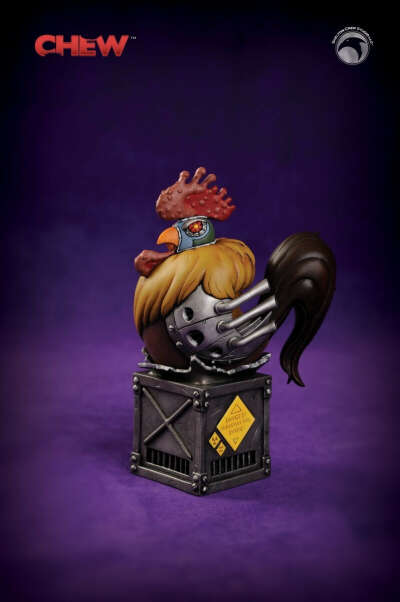 CHEW: Secret Agent Poyo statue