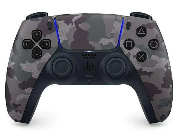 Sony PlayStation 5 DualSense серый камуфляж.