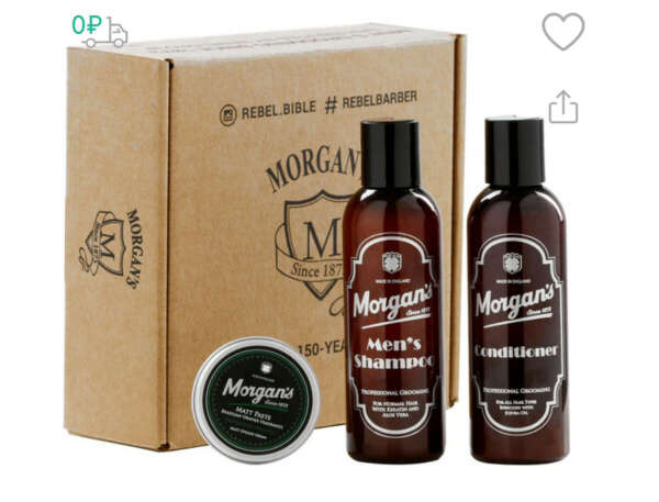 MORGAN'S POMADE Набор для волос (шампунь Mens Shampoo 100мл + кондиционер Conditioner 100мл + матовая паста для укладки Matt Paste 30мл)