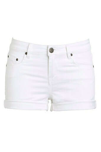 Shorts hvit.