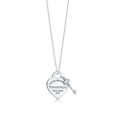 Tiffany & Co. Return to Tiffany Heart Tag with Key Pendant