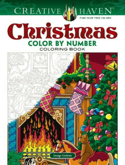 Раскраска по номерам Creative Haven Cristmas