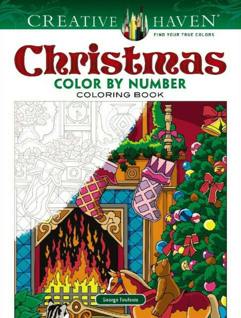 Раскраска по номерам Creative Haven Cristmas