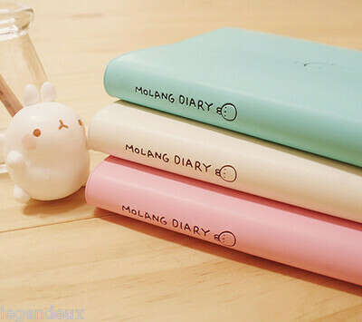 Molang Diary Planner Journal Scheduler Organizer Agenda Cute Rabbit Kawaii