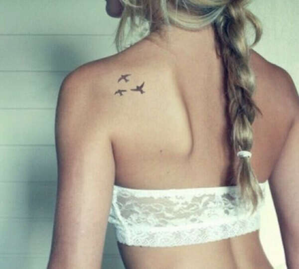 A small tattoo