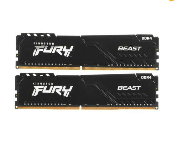 Kingston FURY Beast Black [KF432C16BB1K2/32] 32 ГБ