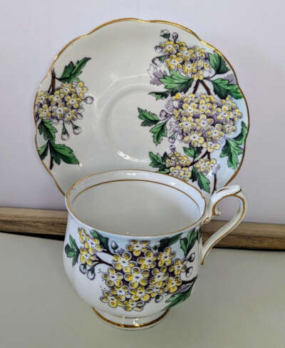 Чайная пара Royal Albert Flower of Month May форма Hampton