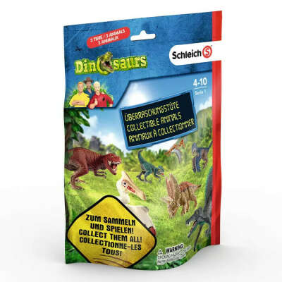 Пакетик-сюрприз SCHLEICH с 3 фигурками Dinosaurs 87865/0788