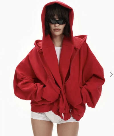 Худи Sleeves Red