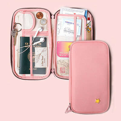 Холдер для документов 'Travel Pouch'  / Нежно-розовый