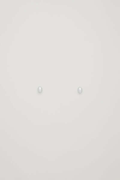 COS Oval stud earrings