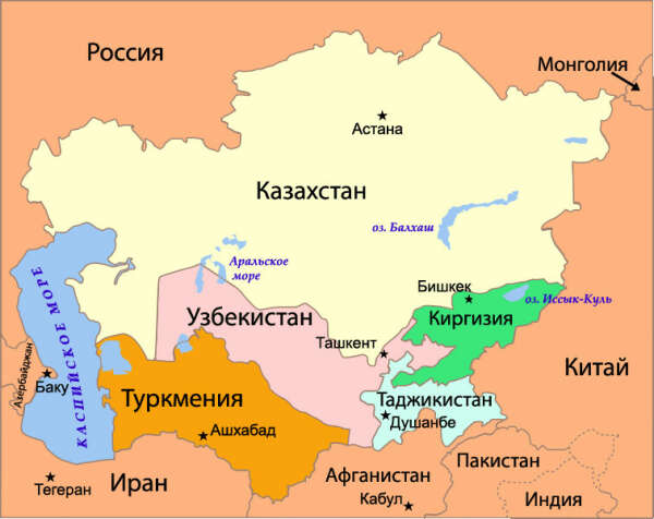путешествие по Средней Азии