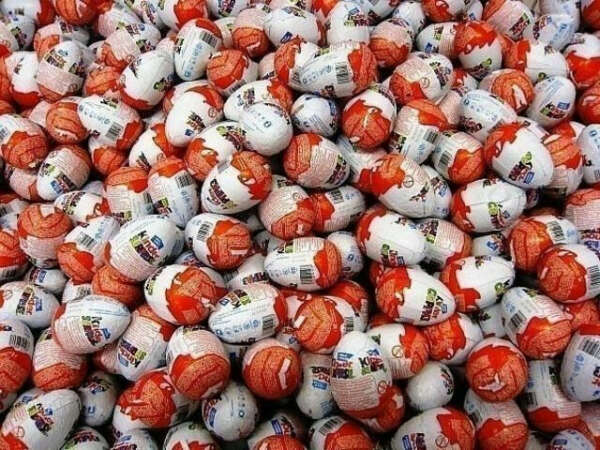 Хочу неимоверное количество сладостей Kinder)))