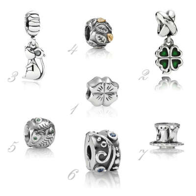 Бусины Pandora
