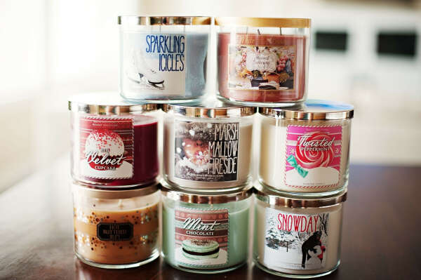 CANDLES FROM BATH & BW