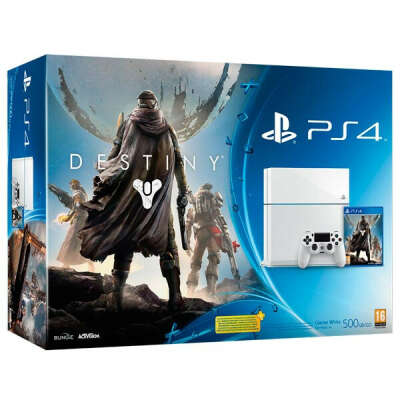 Игровая приставка PS4 Sony 500Gb White (CUH-1108A) + игра Destiny на новый год!)