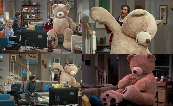 Гигантский плюшевый мишка/ Huge teddy bear