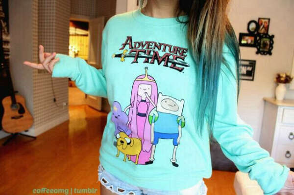 свитшот "Adventure time"