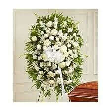 White Standing Spray | Flowers Delivery Manila