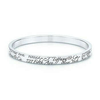 Браслет Tiffany & Co Narrow Notes (0140)