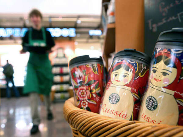 Термокружка Starbucks - Матрёшка