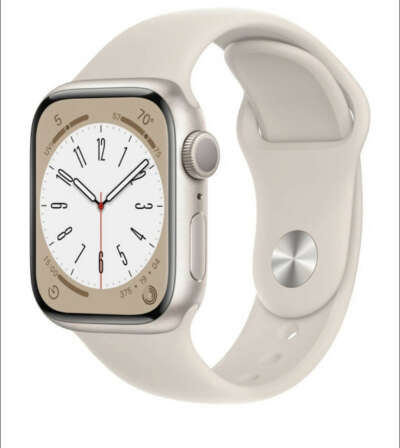 Apple Watch Series 8 45 мм Aluminium Case starlight (размер M/L)