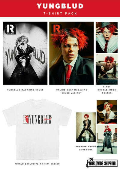 ROCK SOUND ISSUE 272.2 - YUNGBLUD T-SHIRT PACK
