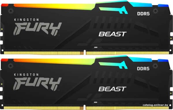 Kingston FURY Beast RGB 2x32ГБ DDR5 6400
