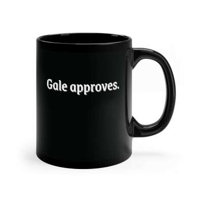 Кружка с надписью "Gale approves." (Baldur's Gate 3)