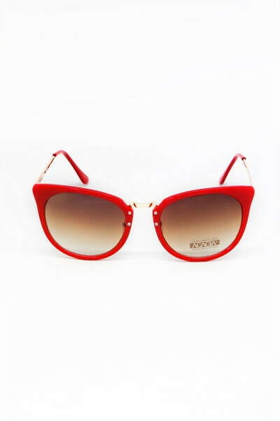Очки cat-eye красные