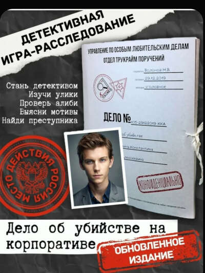 Настолка "Убийство на корпоративе"